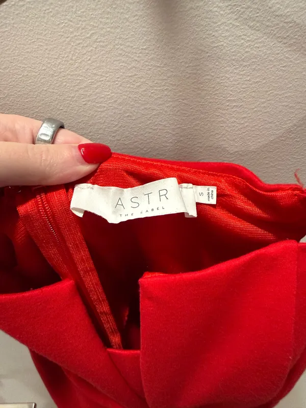 ASTR The Label Red Dress - Image 4