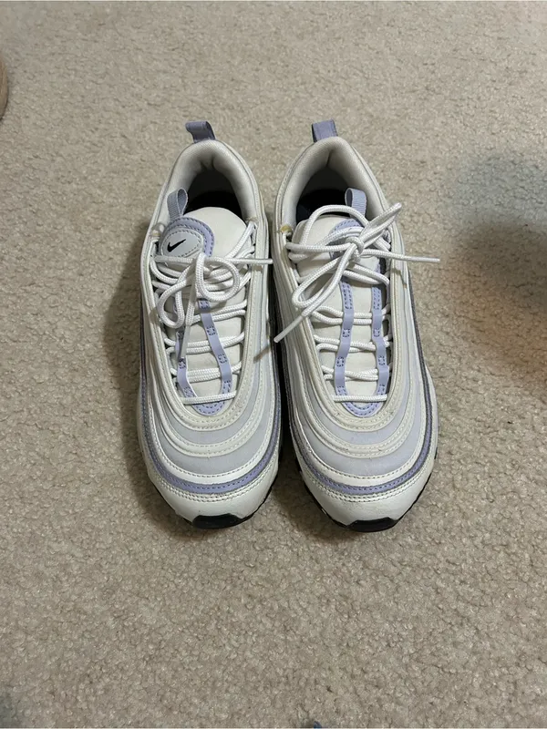 Nike Air Max 97 White with Light Blue Accents - Image 2