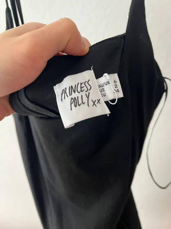 Princess Polly Little Black Cocktail Dress Size 6 - Image 2