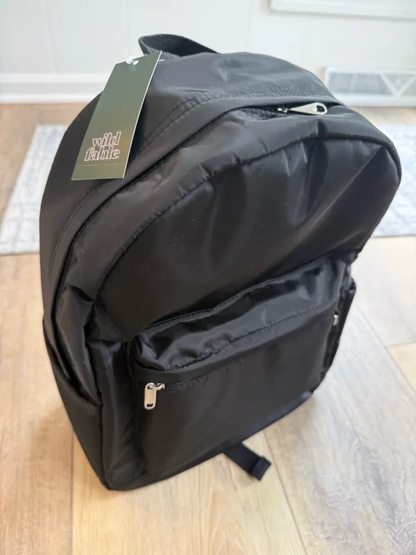NEW Mini Diaper Bag Backoack Black - Image 2