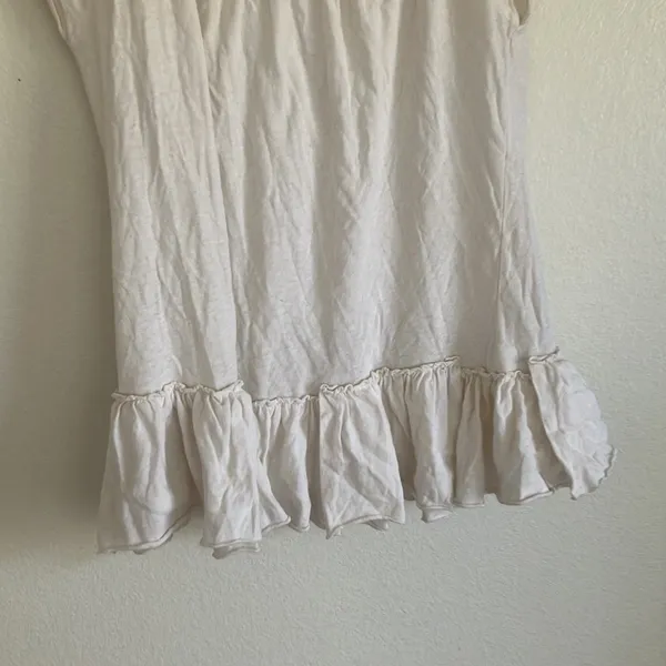 FINAL MARKDOWN Banana republic ruffled hem top large - Image 2