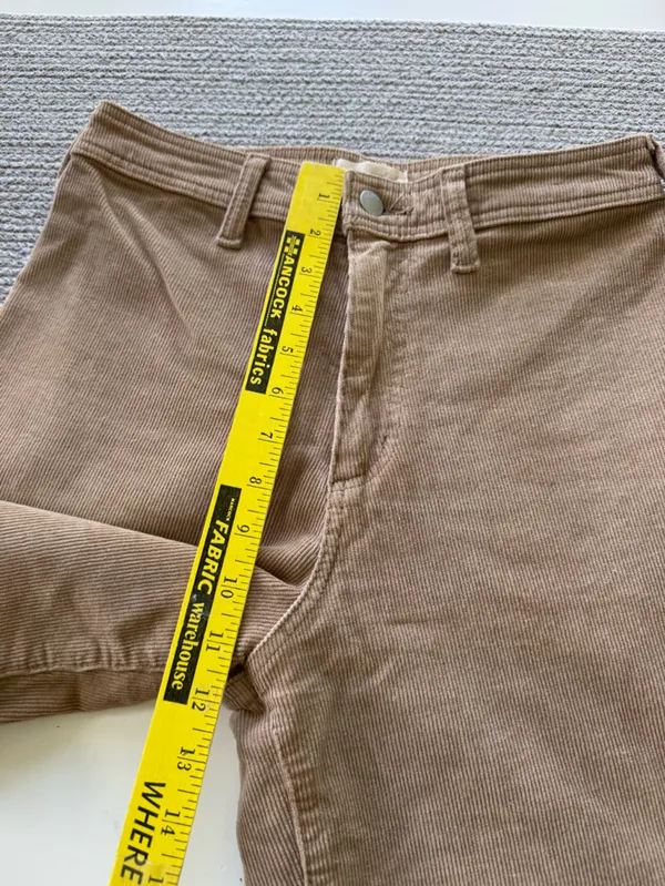Universal Thread Sailor Wide Leg Corduroy Pants in Tan Size 4 - Image 10