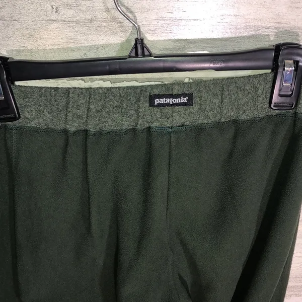 Patagonia synchilla green sweatpants lounge pants stretchy pants soft bed pants‍ - Image 5