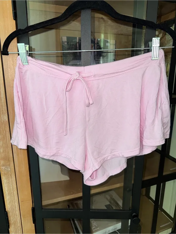 NWT SKIMS Cherry Blossom sleep shorts pajamas lounge micromodal drawstring - Image 2