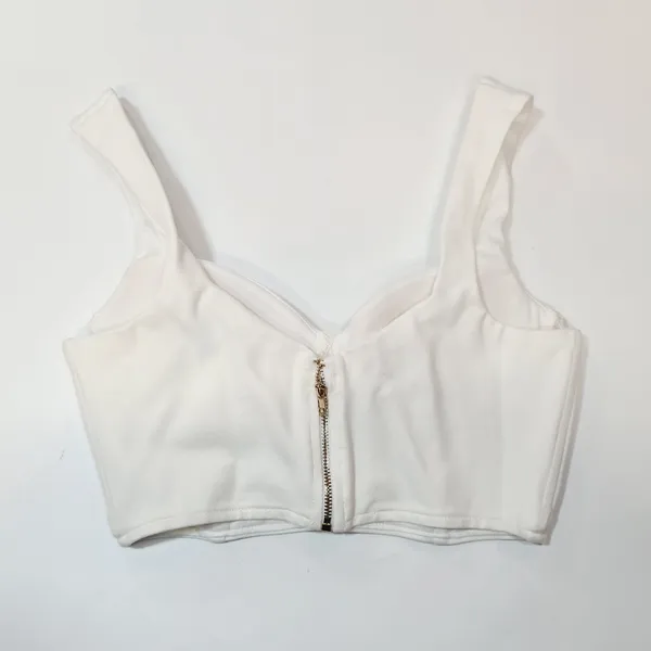 Superdown Wren Bustier Top in White - Image 10