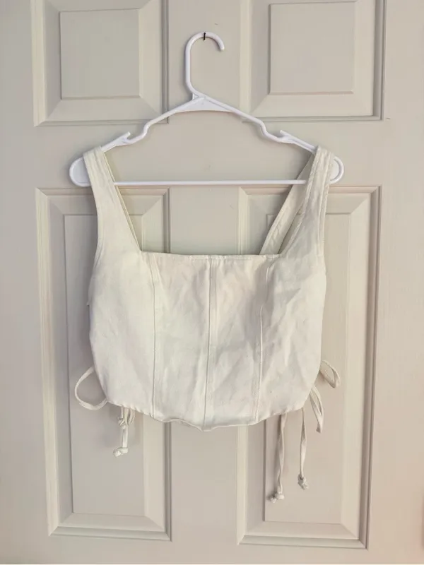 Altard state white denim set - Image 3