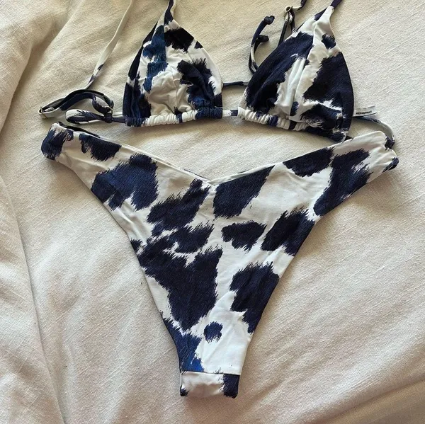 We wore what cowhide bikini - Image 4