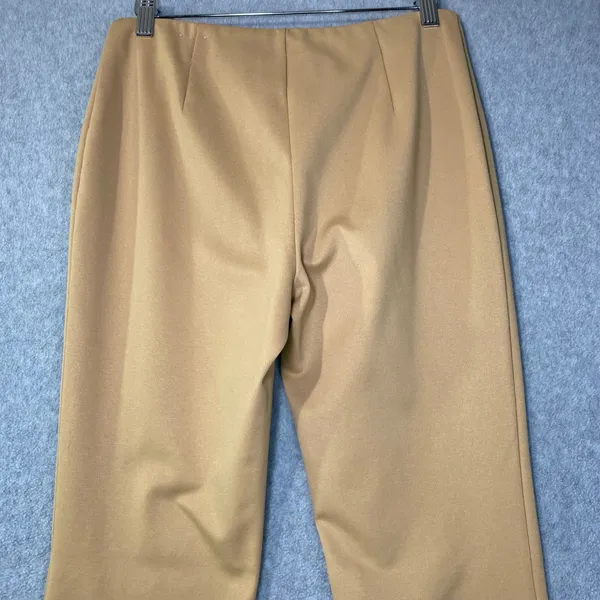 Express Flare Leg Pants Women's 5/6 Regular Camel Tan‎ High Rise EUC - Image 5
