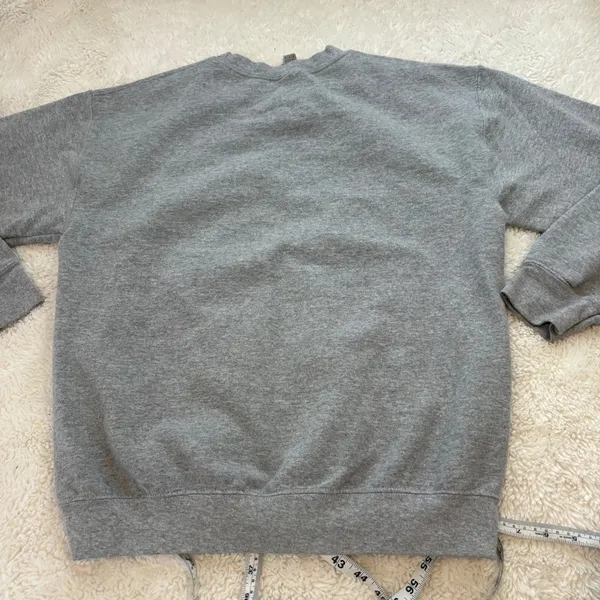 Unisex Pickle Jar Sweatshirt Crewneck Graphic Gray M Minimialist Fun Soft Goofy - Image 3