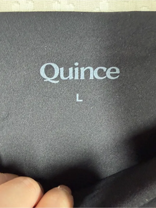 Quince Black Ultra Form High Rise Leggings - Image 3