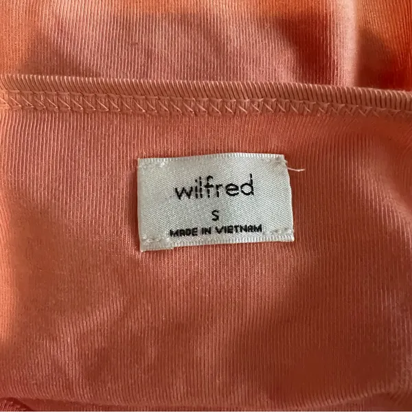 Wilfred Aritzia Montague Balconette Orange Midi‎ Slit Dress - Image 9