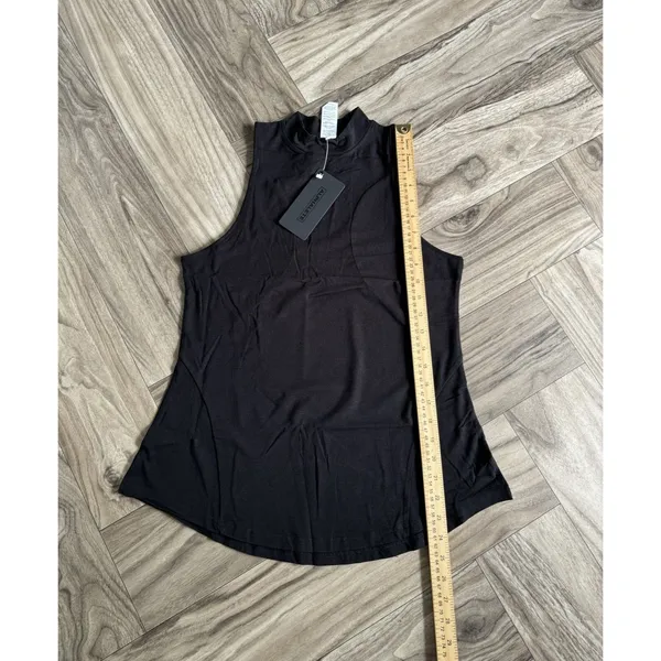 Alphalete Women's Premium Mockneck Tank - Black ,size Medium - Image 8