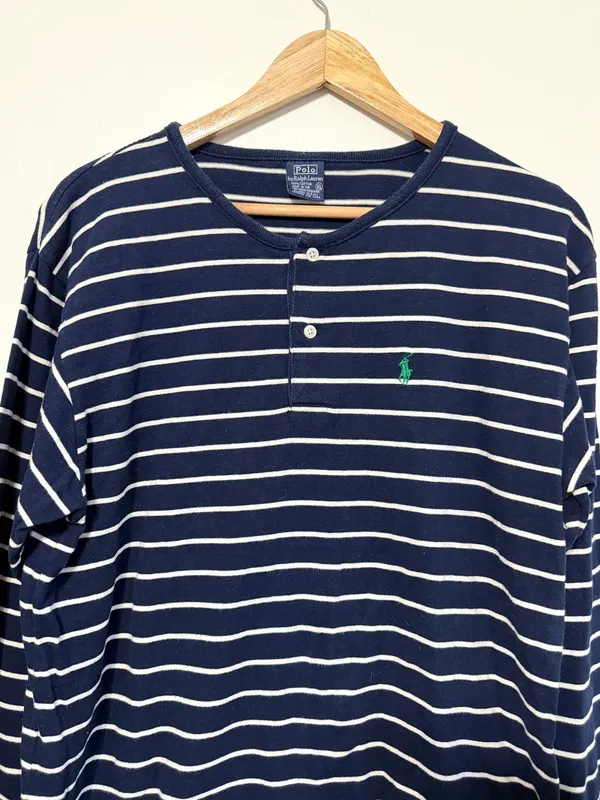Ralph Lauren Striped Vintage Relaxed Oversized Fit Size Medium Womens Vtg 90s - Image 4