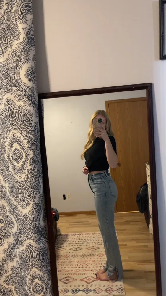 Abercrombie 90s Straight Ultra High Rise Jean - Image 8