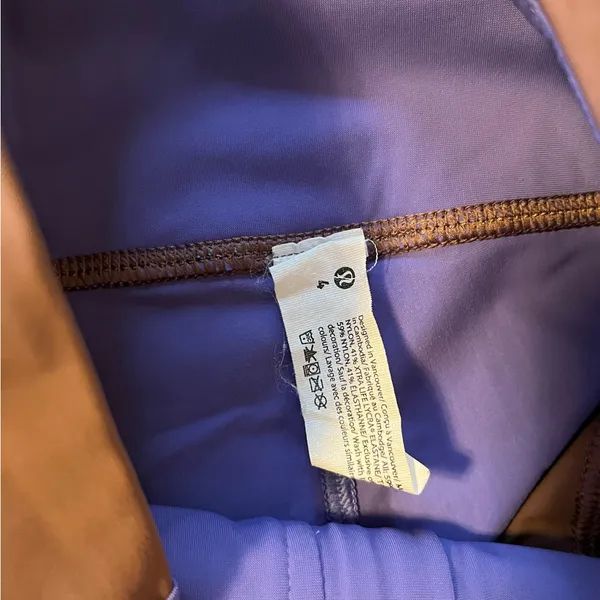 Lululemon Athletica Purple and Brown Shorts - Image 5