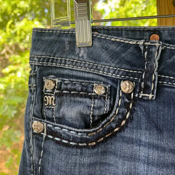 Miss Me Women's Signature-Rise Boot Cut Jeans Size 30 - Image 6