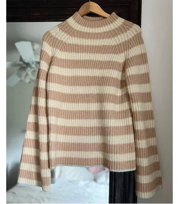 Anthropologie Maeve Striped Turtleneck NEW - Image 4