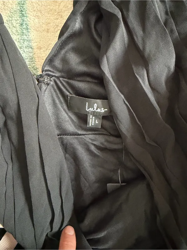 Lulu's Heavenly Hues Black Maxi Dress - Image 6