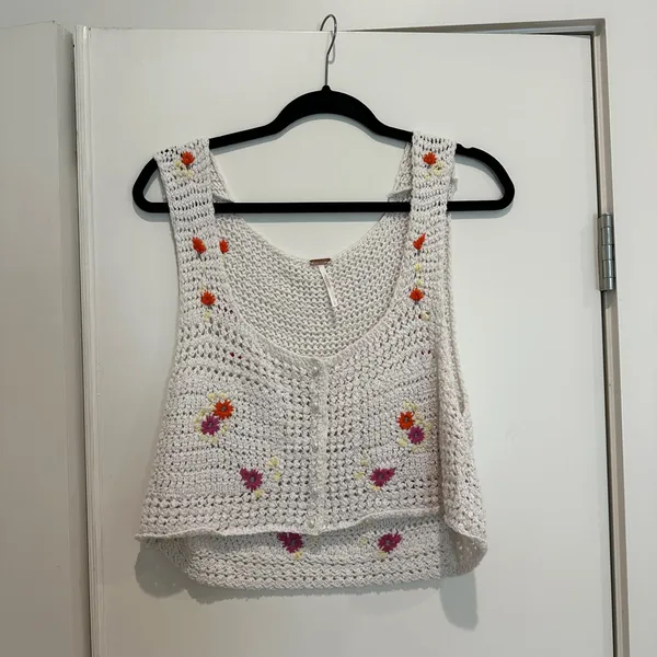 Free People Wildflowers Cardigan in Daisy Combo - Image 2