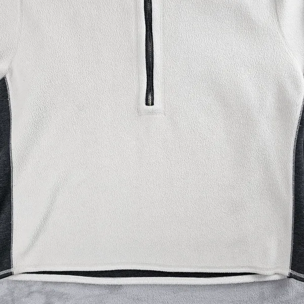Eddie Bauer Reversible Long Sleeve 1/4 Zip Sweater Womens Size XL Gray/Cream - Image 3