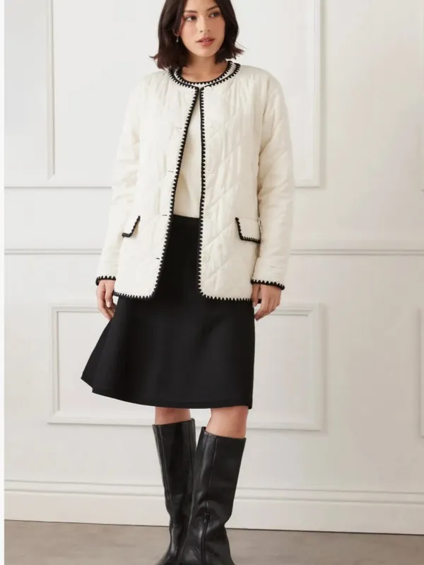 Karen Kane Edge Stitch Quilted Jacket - Image 2