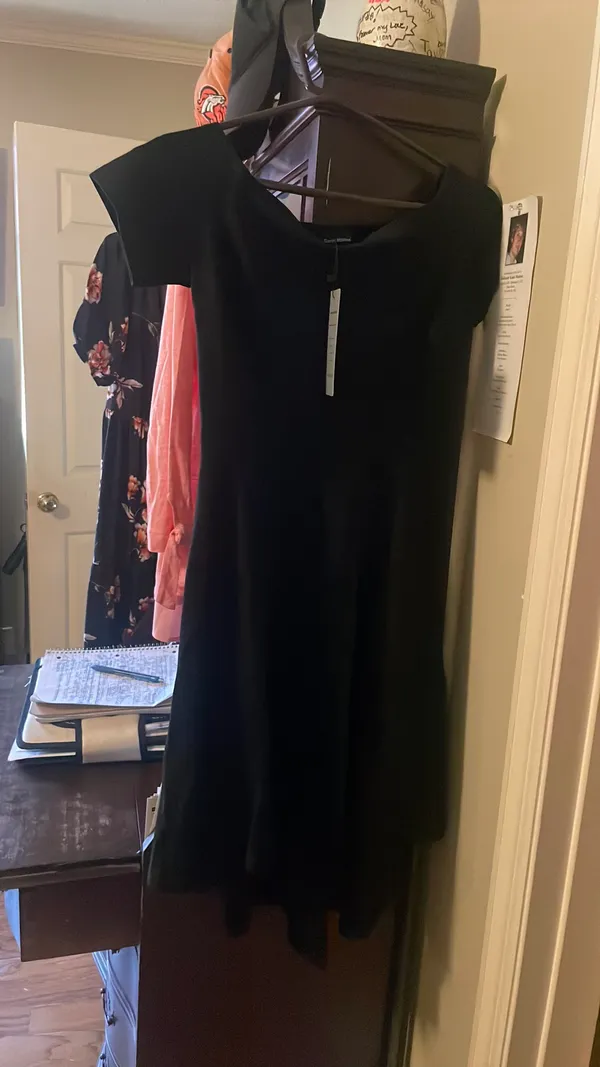 Sarin Matthew’s Black Short Sleeved Formal Dress(NWT) - Image 4