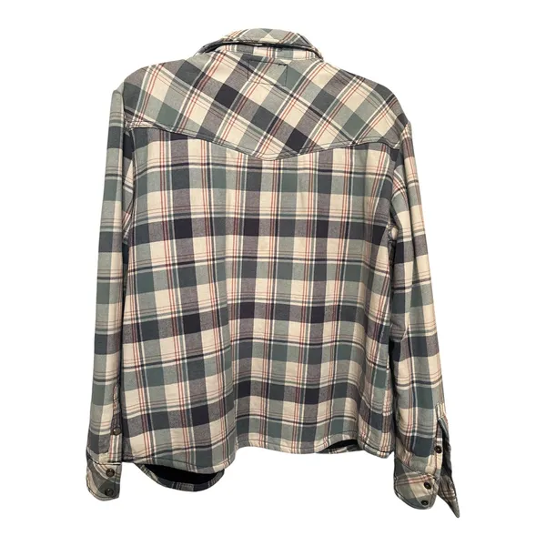 Cody James Men's Plaid Shirt Jacket - Blue & White - Image 3