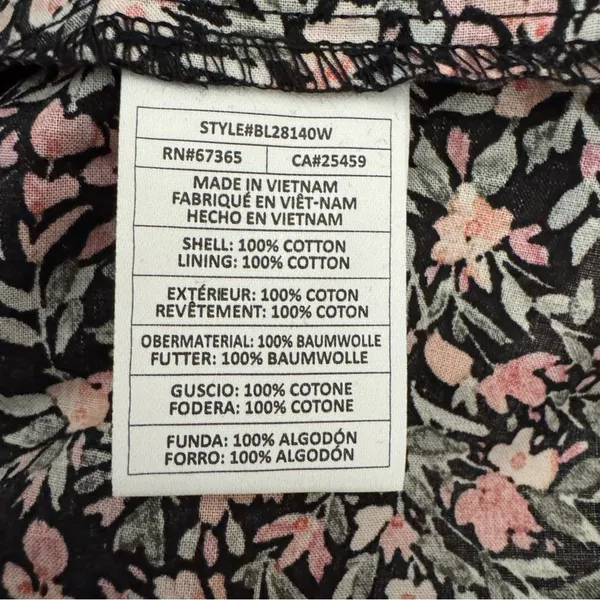 BB Dakota Steve Madden Floral Tiered Short Mini Dress Black Pink BL28140W Medium - Image 7