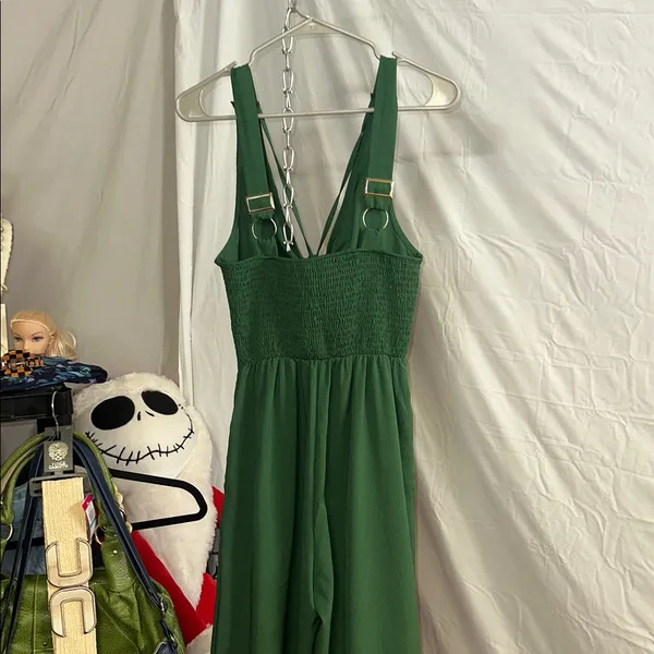 Elegant Green Jumpsuit 💙 Size M - Image 2