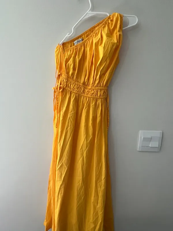 Faithfull The Brand‎ La Ora Midi Dress - Citrus size 4 - Image 9