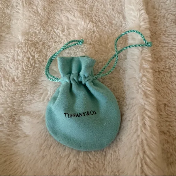 Tiffany & Co authentic blue suede bag - Image 3