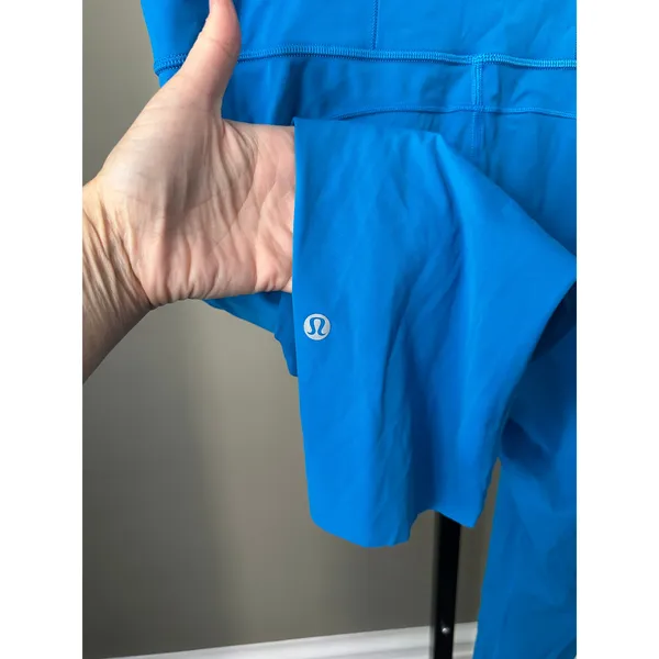 Lululemon Fast and Free High-Rise Crop 19” Size 12 Poolside - Image 4
