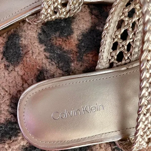 Calvin-klein Women's Gold Sandals - Image 6