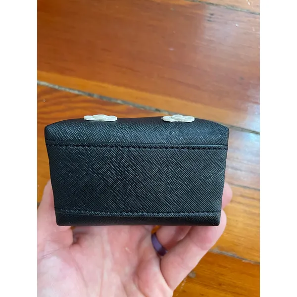 Kate Spade Jazz Things Up Cat Coin Purse WLRU3071 Black Leather Rare - Image 5