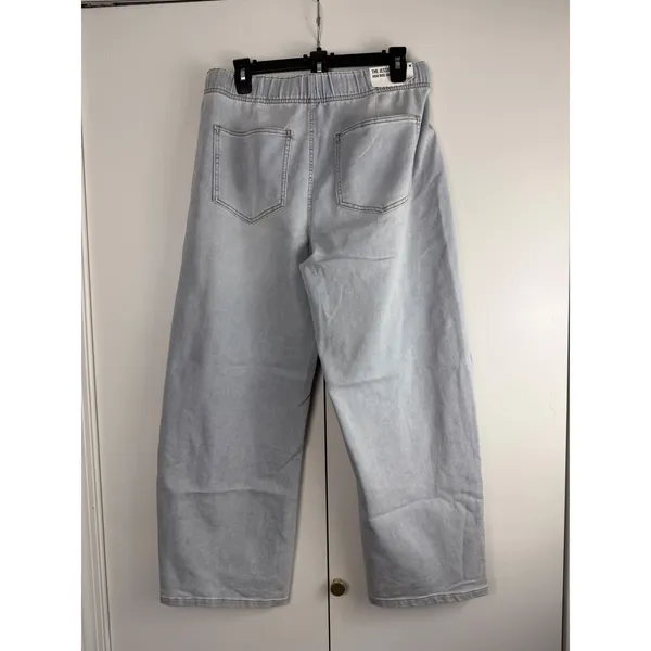 Kensie Jeans High‎ Rise Wide Leg Pull On Denim Pants Logan Blue Medium NEW - Image 2
