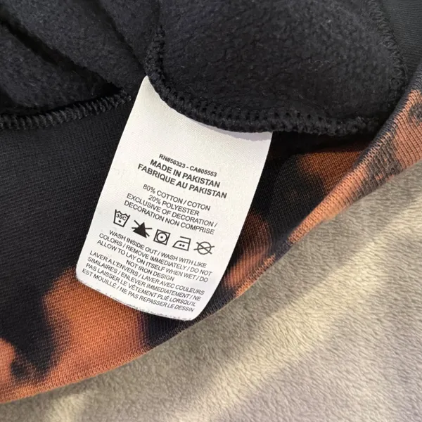 Nike The Grove Orange Theory Sweatshirt Womens S Oversized Boxy Bleached Active - Image 12