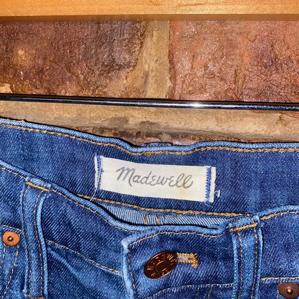 Madewell Buckley Blue Denim The High Rise Slim Boyjean Jeans Women's Size 23 - Image 5