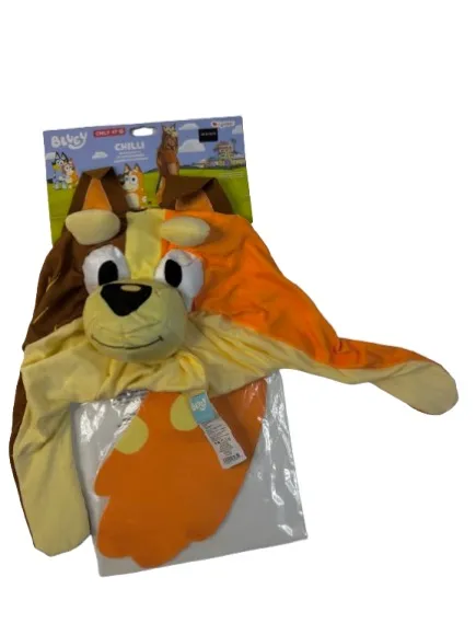 Bluey "Chilli" Plush Costume Hat & Tail Brown - Image 2