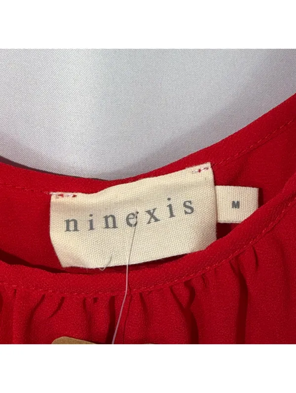 Ninexis Red Ruffle Hem Cami Top Size M NWT Size M - Image 3