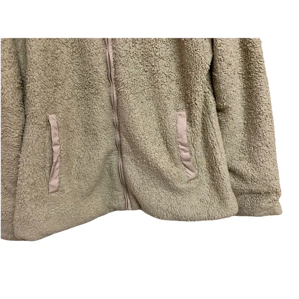 Patagonia Los Gatos Jacket Sherpa Beige Oatmeal Full Zip Size Large - Image 5