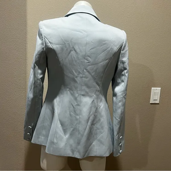 Meshki light  blue button up blazer - Image 3