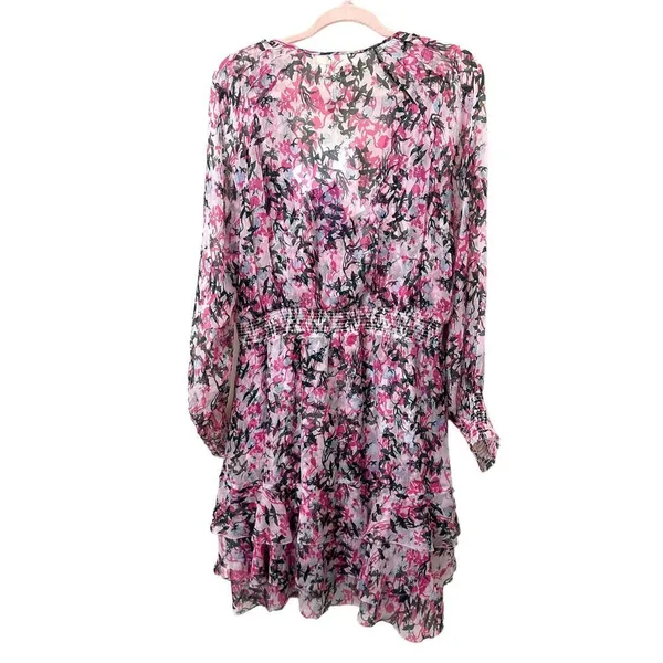 DIANE VON FURSTENBERG Kelby Floral Silk Mini Dress‎ NWT Sz Large - Image 5