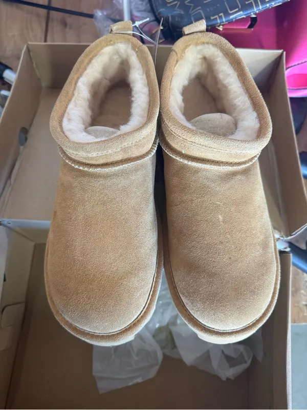 Bearpaw Women’s Super Shorty Wide Iced Coffee Size 8 New 360 Wide BearCoat - Image 6