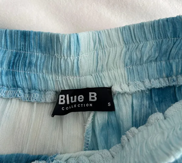 Apricot Lane Blue B blue tie dye pants (S) - Image 3
