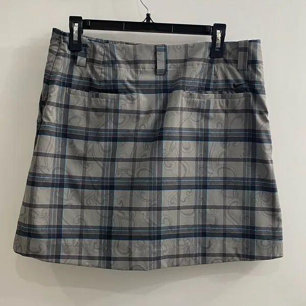 Nike Dri-Fit Plaid Skort Size 10 - Image 4