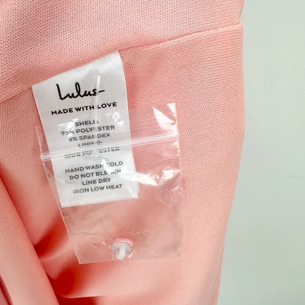 Lulus Satin Mini Halter Dress Pink Sleeveless Party Glam Backless Small NWT - Image 6