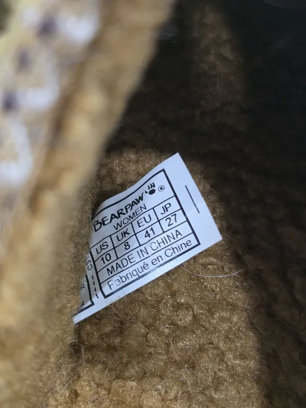 Bearpaw Women's Snuggle Martis Slippers Sz 10 WIDE Brown Faux Shearling Slip-On - Image 6