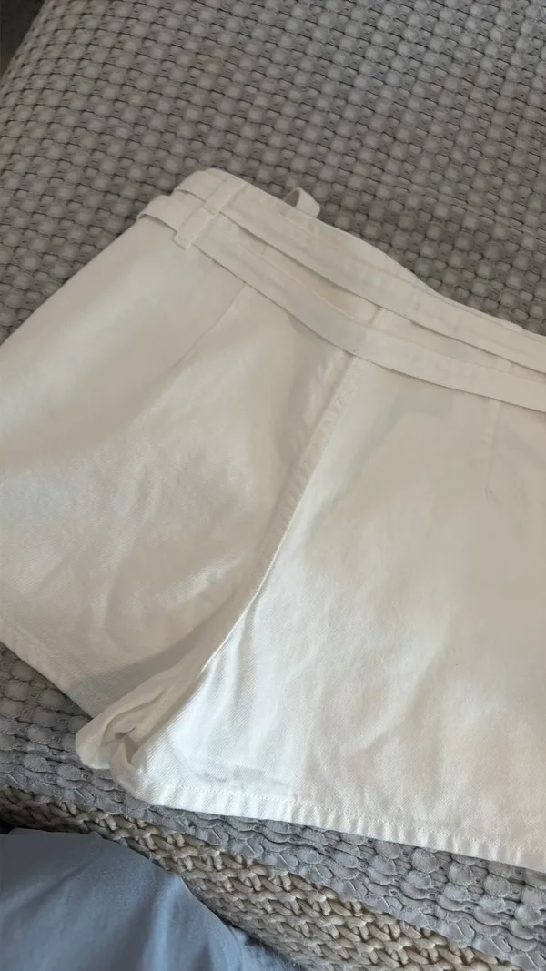 Mango Double Belted Mini Skort - Image 3
