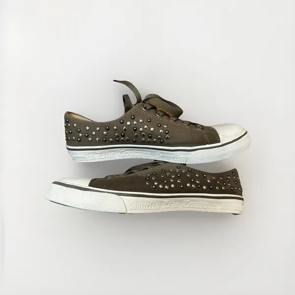 Juicy Couture Women's Eclipse Juice Couture Mouse Grey Canvas Sz 7.5‎ - Image 6