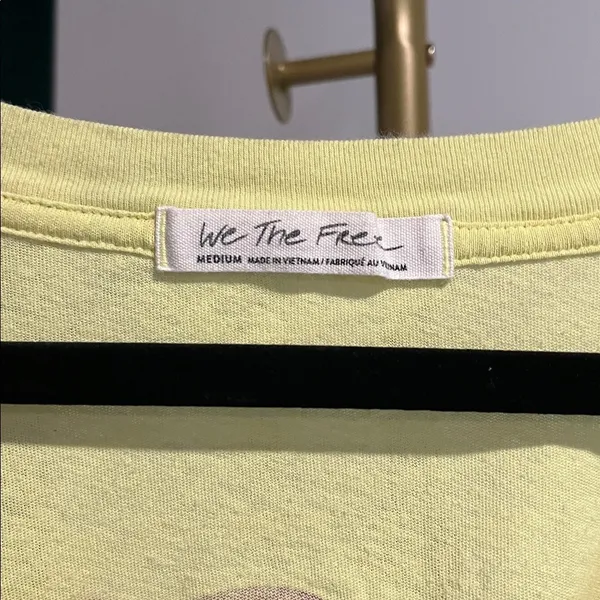 We The Free Yellow 'Be Kind' Short Sleeve Tee - Image 8